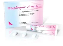 Mykofungin 3 Kombi 200 mg Vaginaltablette + 10 mg Je G Creme