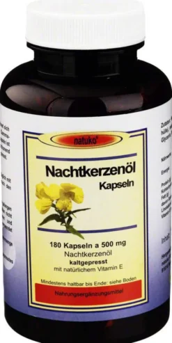 Nachtkerzenöl 500 mg 180 Kapseln