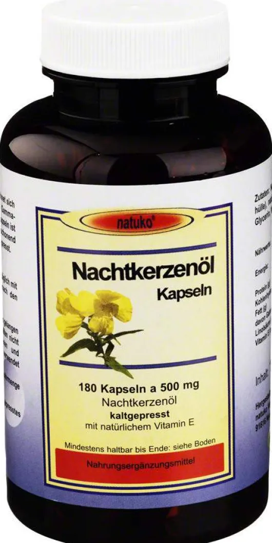 Nachtkerzenöl 500 mg 180 Kapseln
