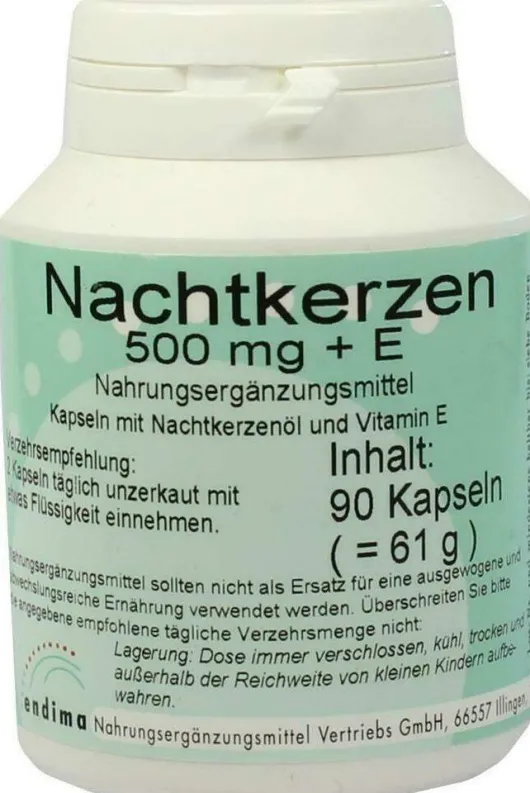 Nachtkerzen 500 mg + E 90 Kapseln