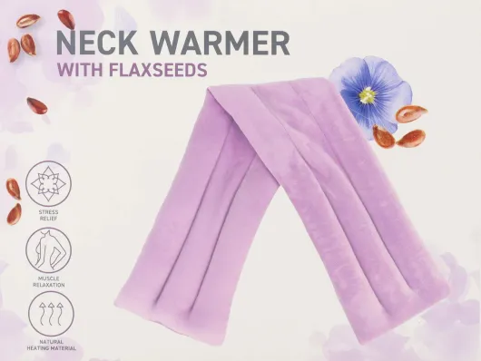Nackenwärmer mit Leinsamen