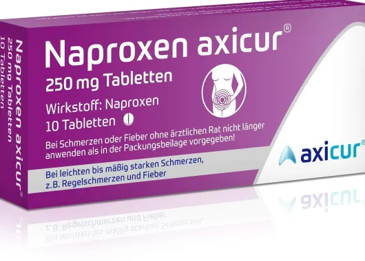 Naproxen Axicur 250 mg 10 Tabletten