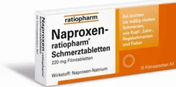 Naproxen-Ratiopharm Schmerztabletten 10 Filmtabletten