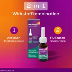 NasAllegra - Heuschnupfenspray mit Azelastin + Fluticason 23 g
