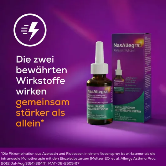NasAllegra - Heuschnupfenspray mit Azelastin + Fluticason 23 g