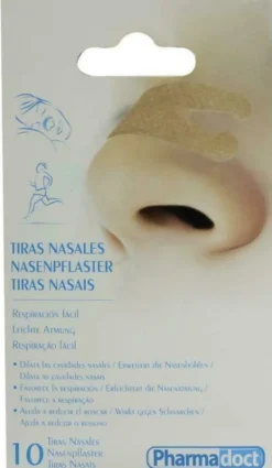 Nasenpflaster 7 cm X 2 cm 10 Pflaster