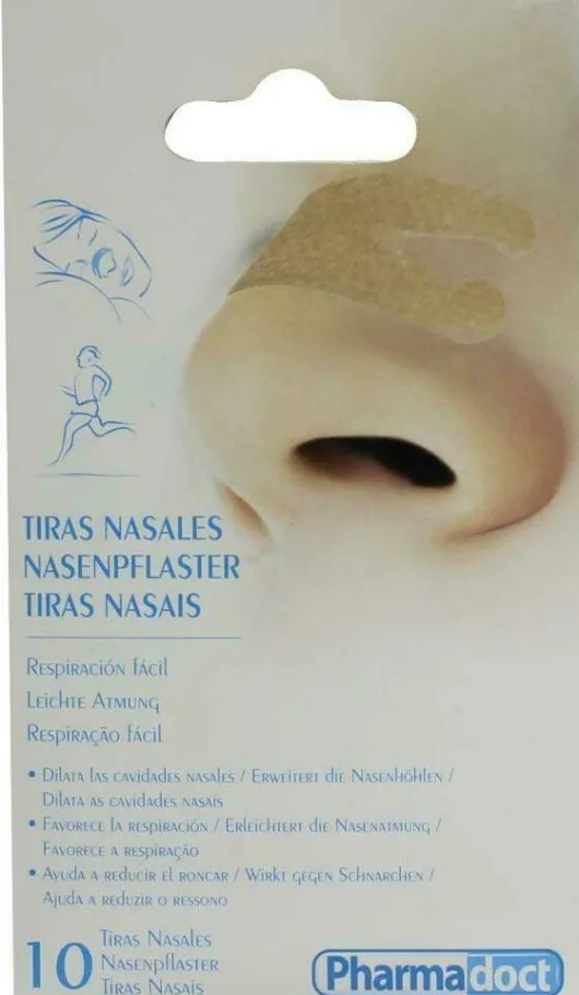 Nasenpflaster 7 cm X 2 cm 10 Pflaster