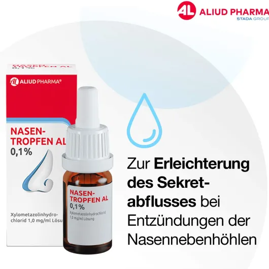 Nasentropfen AL 0,1% 10 ml Erwachsene und Schulkinder