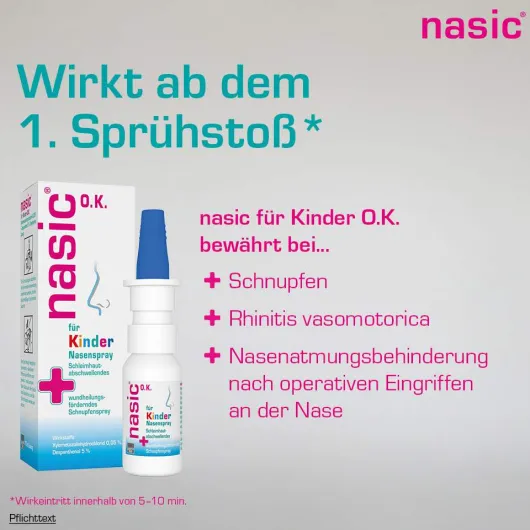 Nasic für Kinder ohne Konservierungsstoffe Spray 10 ml