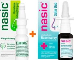 Nasic Mometason Heuschnupfenspray 10 g + Nasic Salin Duo Nasenspray 15 ml