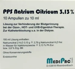 Natriumcitrat 3,13% Ampullen