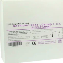 Natrium Citricum 3,13% 100 X 1 ml Ampullen
