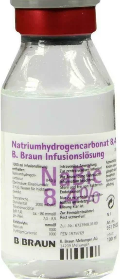 Natriumhydrogencarbonat B.Braun 8,4% 100 ml Infusionslösung