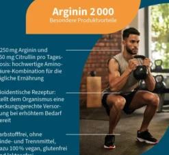 NatuGena Arginin 2000 180 Kapseln