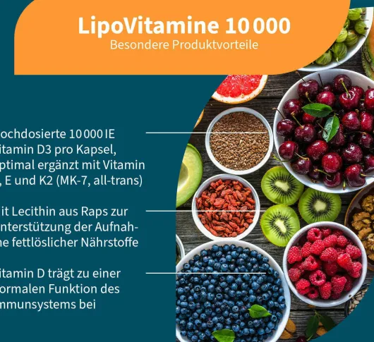 NatuGena LipoVitamine 10.000 120 Kapseln