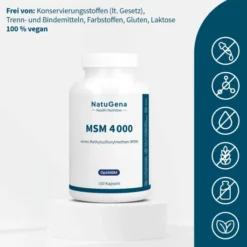 NatuGena MSM 4000 150 Kapseln