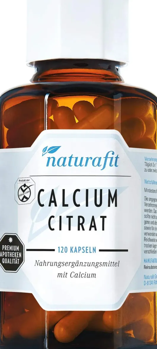 Naturafit Calcium Citrat Kapseln 120 Stk