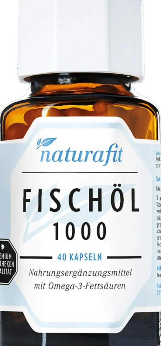 Naturafit Fischöl 1000 mg 40 Kapseln