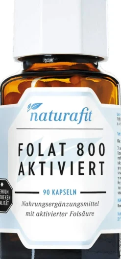 Naturafit Folat 800 Aktiviert 90 Kapseln