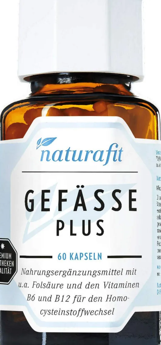 Naturafit Gefäße Plus 60 Kapseln