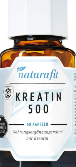 Naturafit Kreatin 500 Kapseln 60 Stück