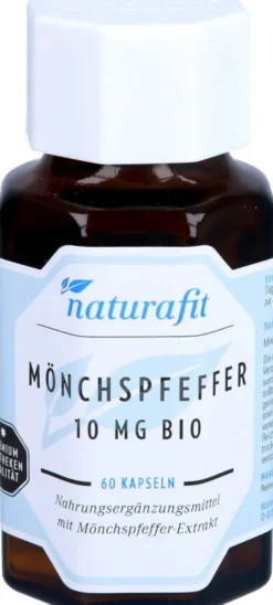 Naturafit Mönchspfeffer 10 mg Bio Kapseln 60 Stk