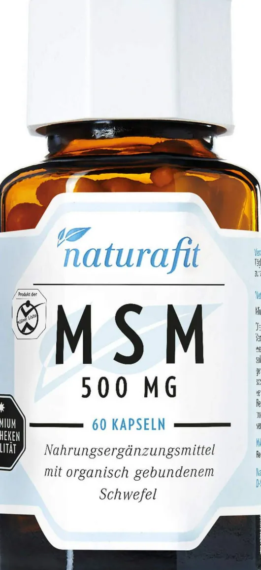 Naturafit Msm 500 mg 60 Kapseln