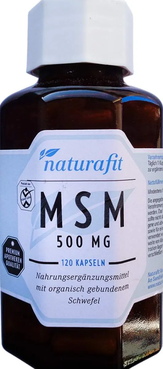 Naturafit Msm 500 mg 120 Kapseln
