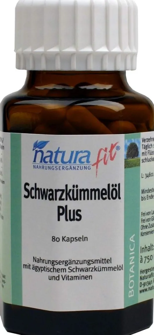 Naturafit Schwarzkümmel Öl Plus Kapseln