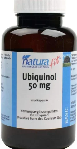 Naturafit Ubiquinol 50 mg 120 Kapseln