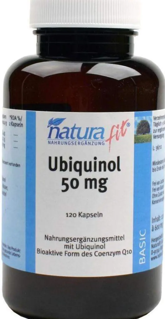 Naturafit Ubiquinol 50 mg 120 Kapseln