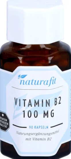 Naturafit Vitamin B2 100 mg 90 Kapseln