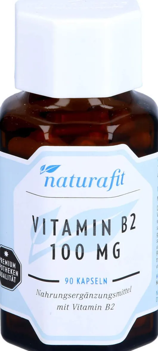 Naturafit Vitamin B2 100 mg 90 Kapseln