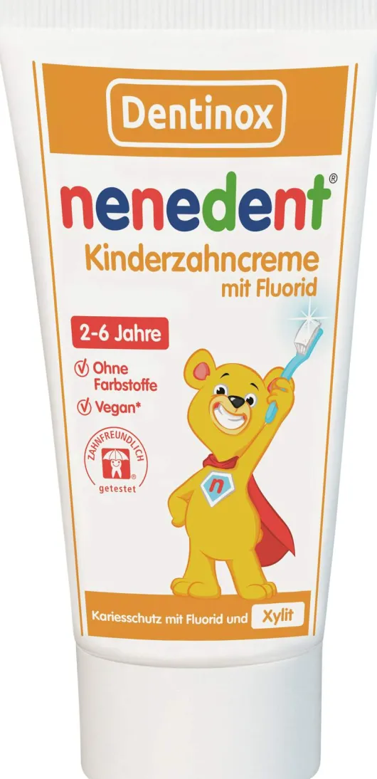 Nenedent Kinderzahncreme mit Fluorid 2 - 6 Jahre 50 ml