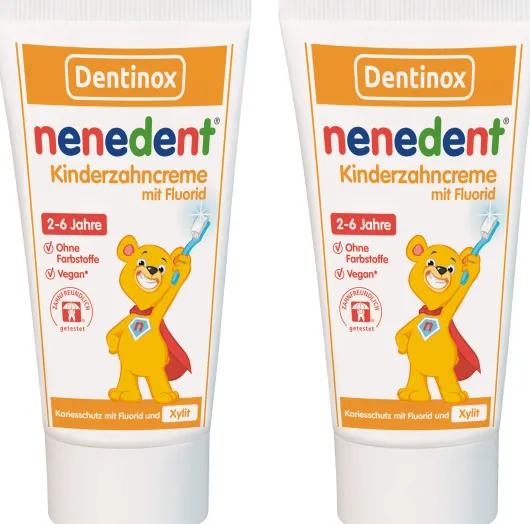 Nenedent Zahncreme m.Fluorid 2 bis 6 Jahre 2 x 50 ml