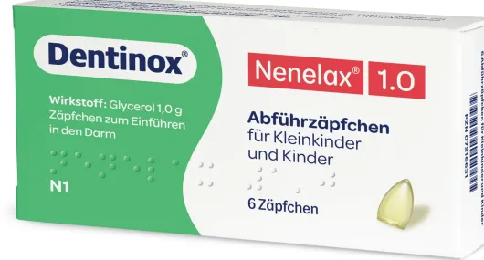 Nenelax 1,0 Abführzäpfchen Für Kleinkinder 6 Stück