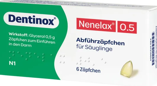 Nenelax 0.5 Abführzäpfchen Für Säuglinge 6 Stück