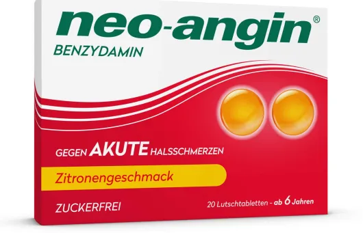 Neo angin Benzydamin Zitrone 20 Lutschtabletten