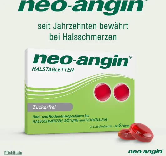 neo angin Halstabletten zuckerfrei 24 Lutschtabletten