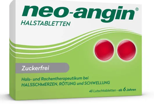 neo angin Halstabletten zuckerfrei 48 Lutschtabletten