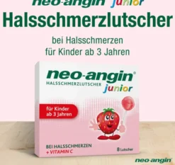 Neo Angin Junior Halsschmerzlutscher 8 Stück