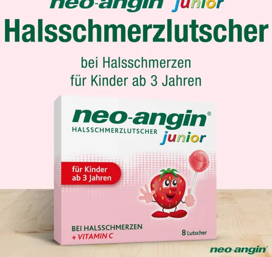 Neo Angin Junior Halsschmerzlutscher 8 Stück