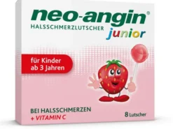 Neo Angin Junior Halsschmerzlutscher 8 Stück