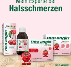 Neo Angin Junior Halsschmerzlutscher 8 Stück
