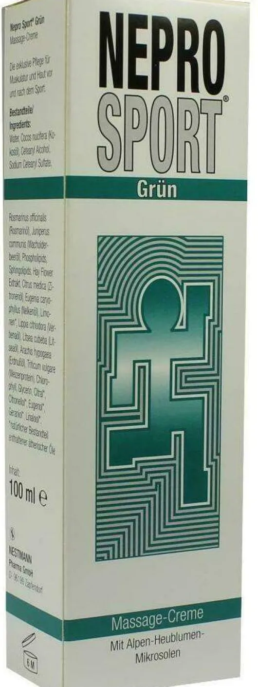 Neprosport 100 ml Creme Grün