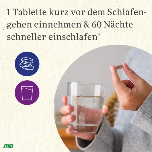 Neuro Sleep Melatonin 2-Phasen Tabletten Salus 60 Stück