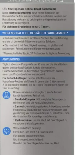 Neutrogena Anti-Age Retinol Boost 50 ml Nachtcreme