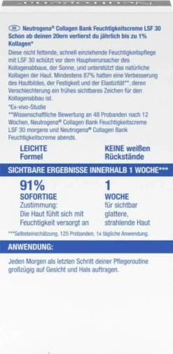 Neutrogena Collagen Bank Feuchtigkeitscreme Lsf 30 50 ml