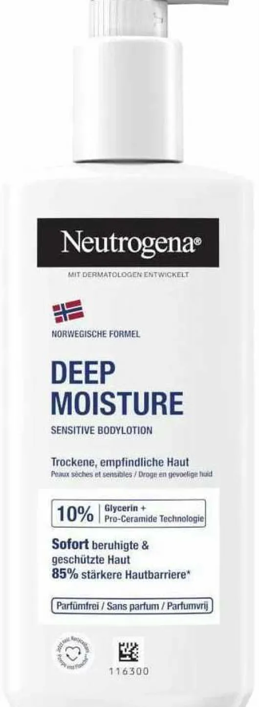Neutrogena Deep Moisture Bodylotion sensitive 250 ml