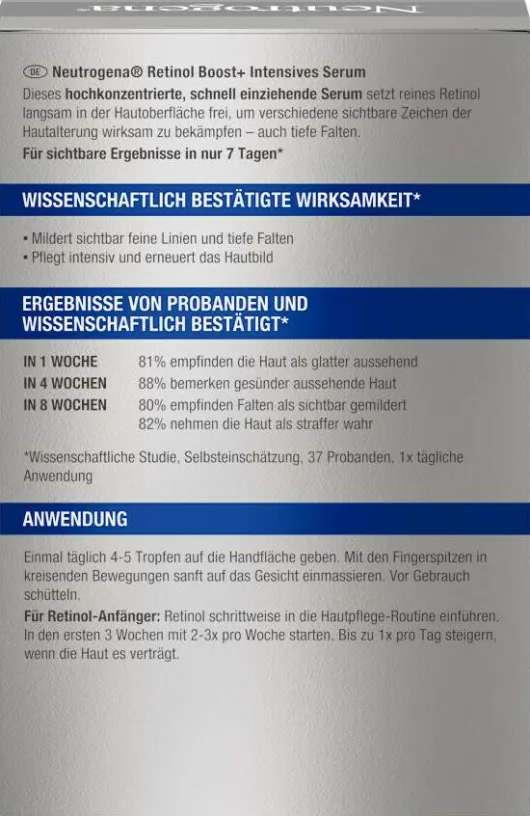 Neutrogena Retinol Boost+ Intensives Nachtserum 30 ml